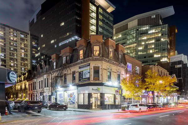 Presotea au centre-ville de Montréal