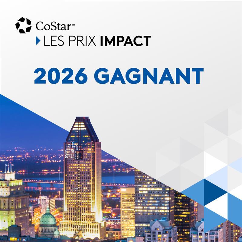 We are proud to announce that we have won a 2026 CoStar Impact Awardrd